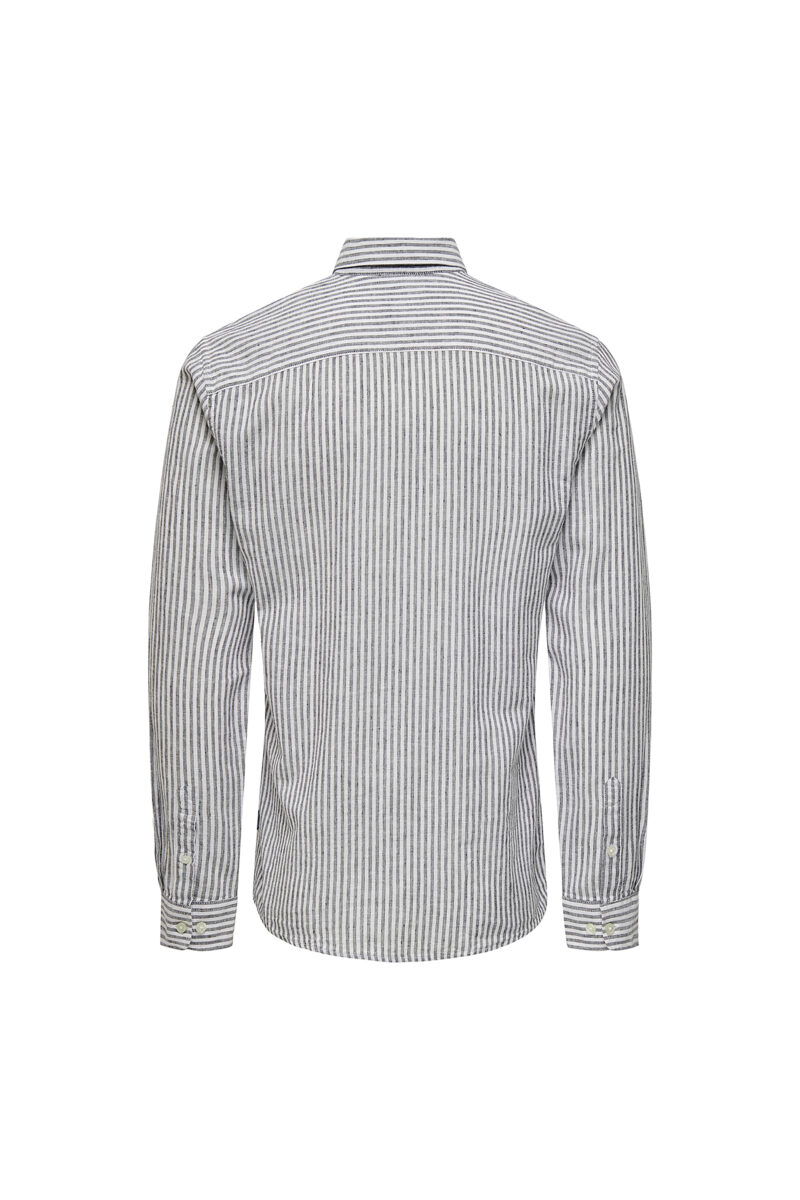 ONSCAIDEN LIFE LS STRIPE LINEN 660 NOOS