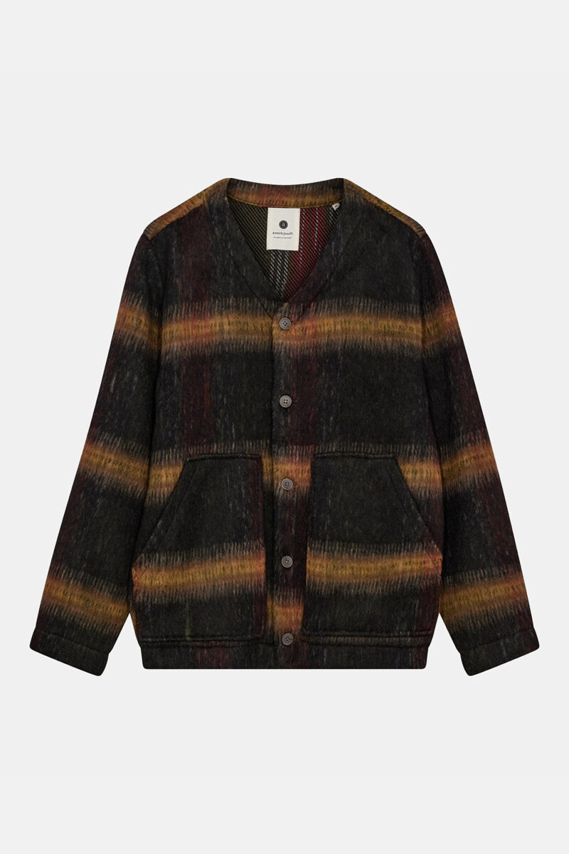 Akdan Heavy Twill Check Overshirt