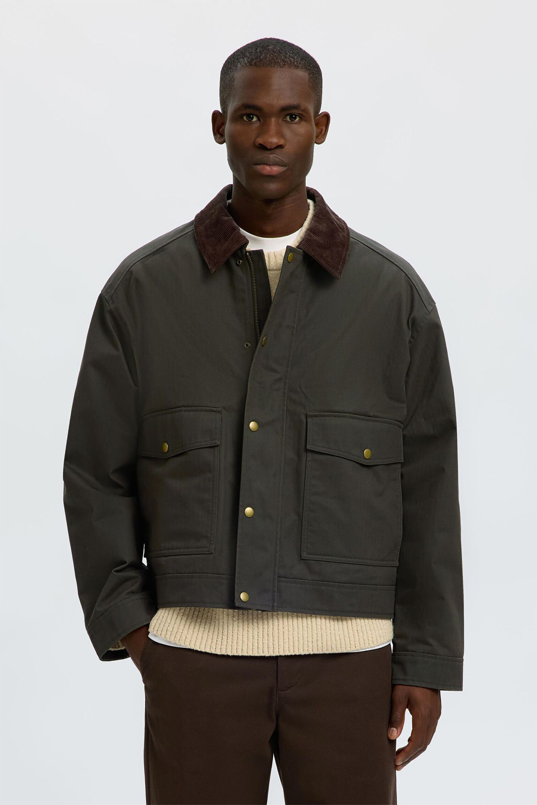 Waxed Cotton Jacket - immagine 4